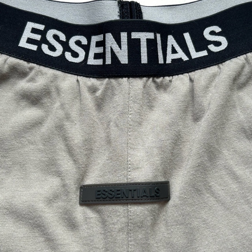 Fear of God Essentials Soft Fitted Logo Lounge Pants size S Cotton Rayon